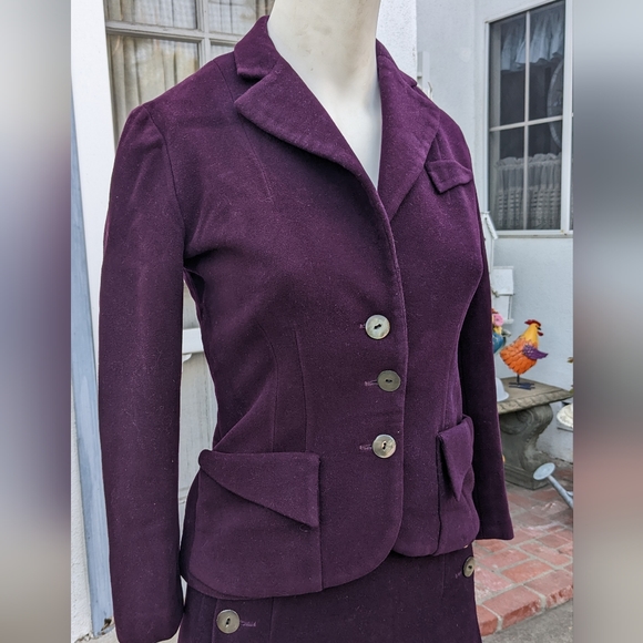 1940s Plum Suit Set - Picture 8 of 16